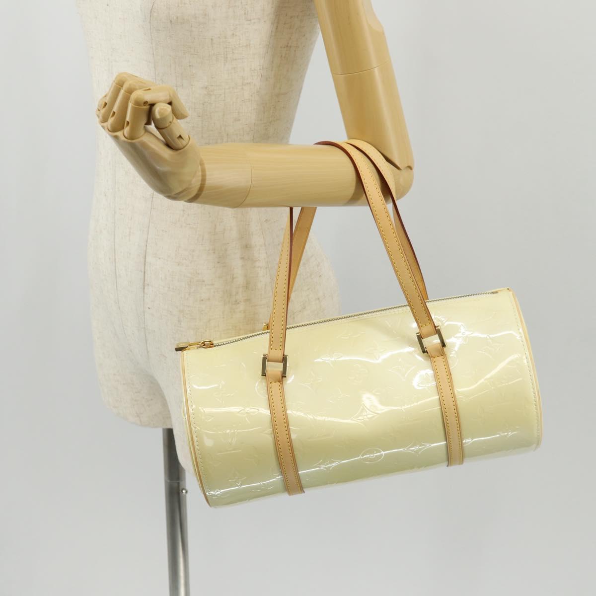 LOUIS VUITTON Monogram Vernis Bedford Hand Bag Perle M91331 LV Auth am9856V