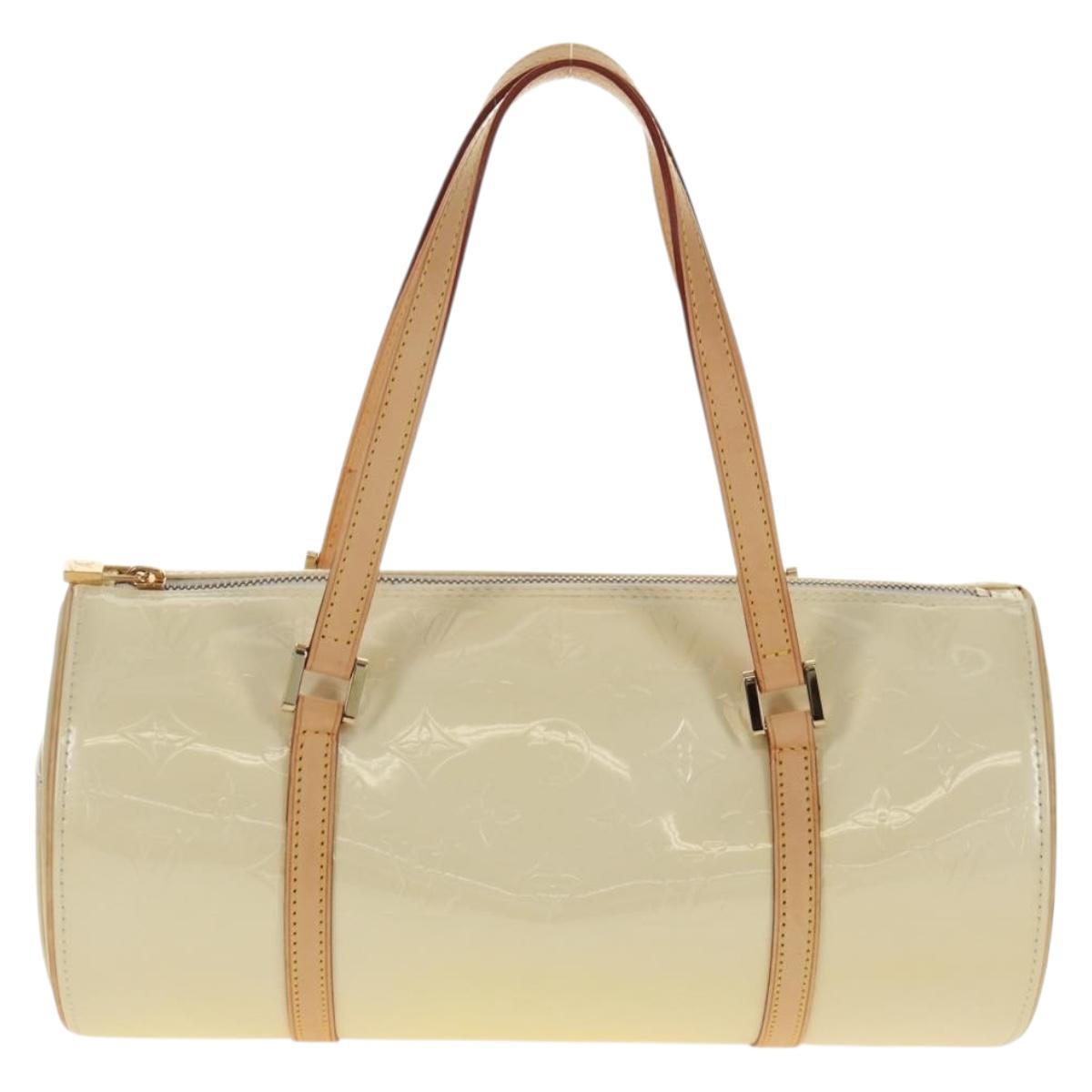 LOUIS VUITTON Monogram Vernis Bedford Hand Bag Perle M91331 LV Auth am9856V