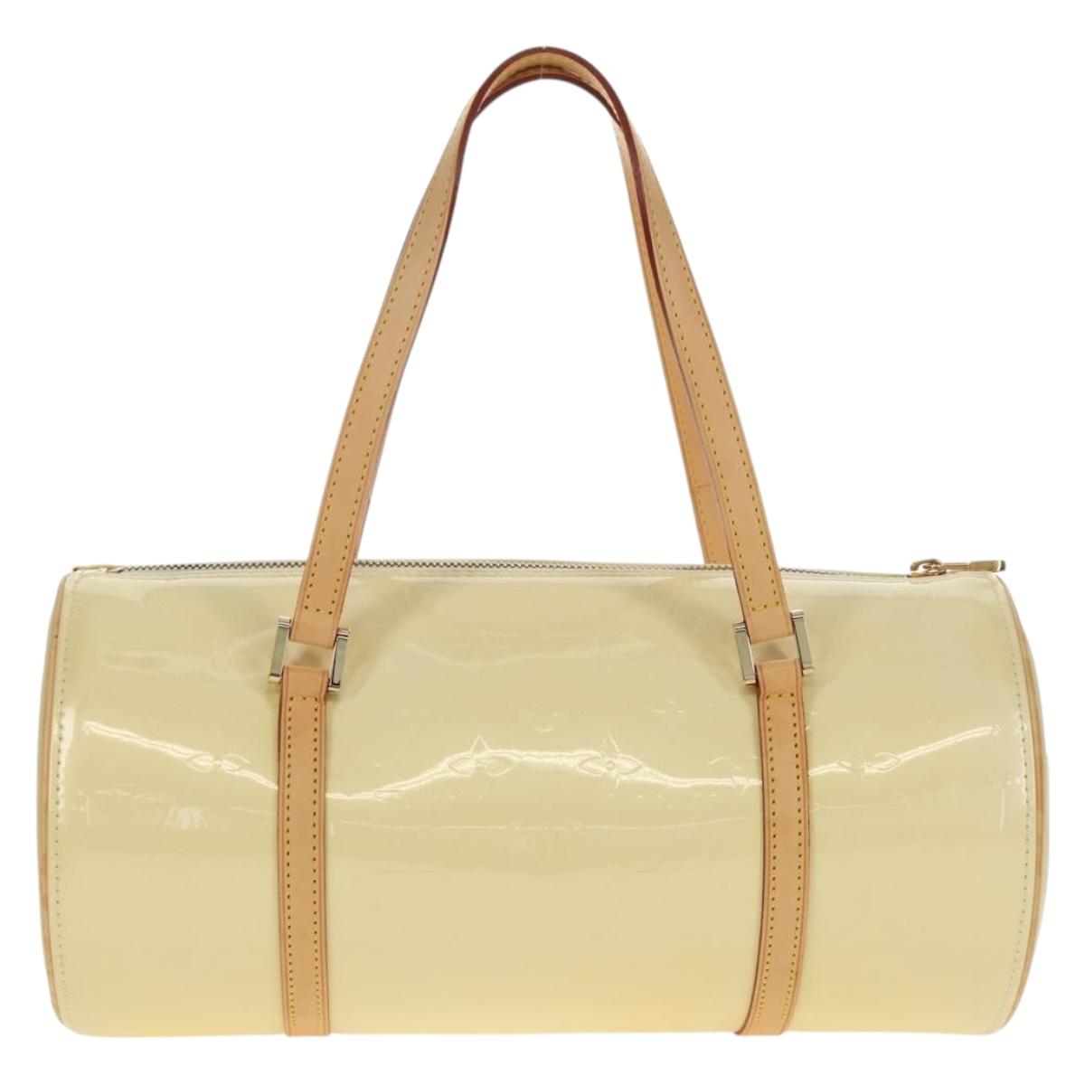 LOUIS VUITTON Monogram Vernis Bedford Hand Bag Perle M91331 LV Auth am9856V