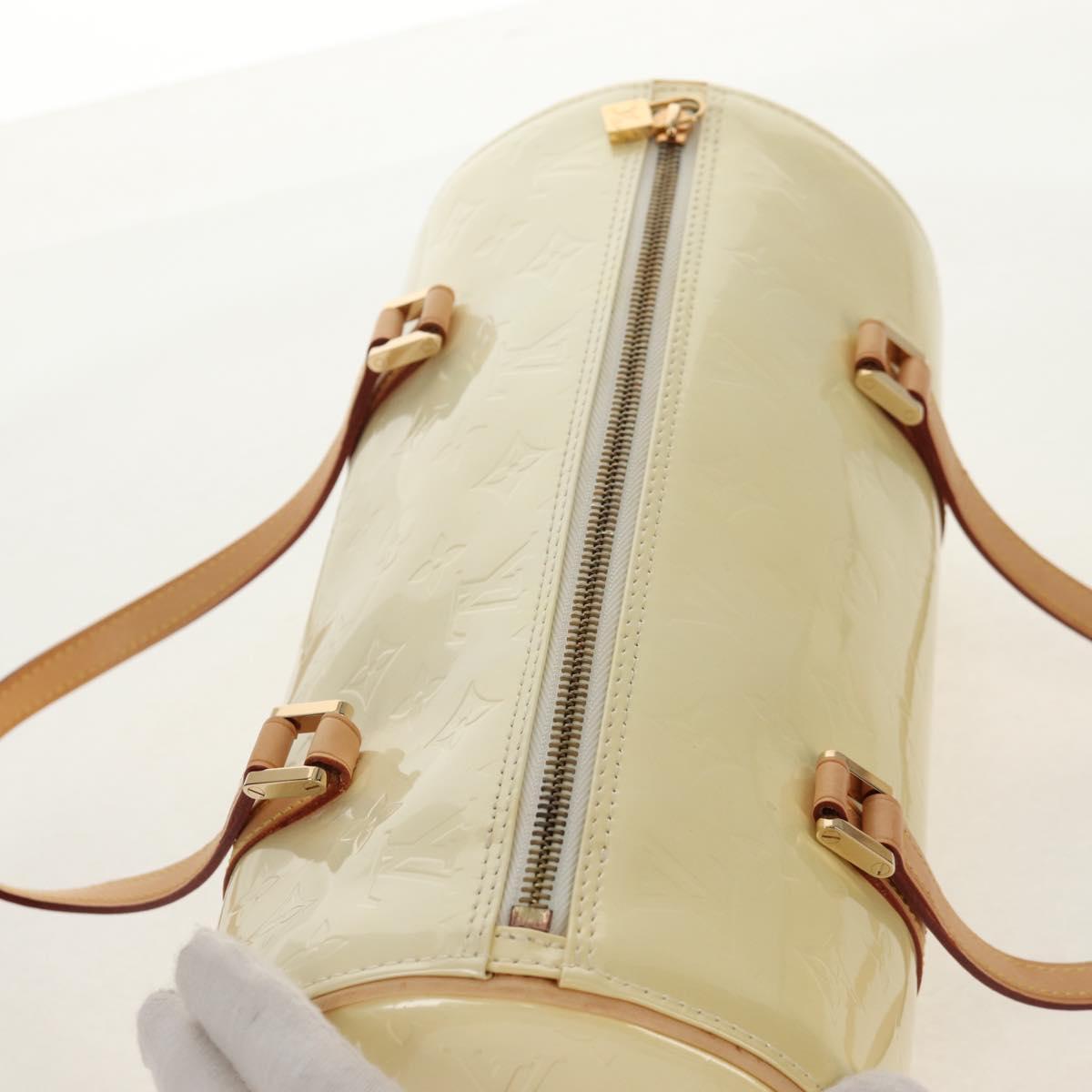 LOUIS VUITTON Monogram Vernis Bedford Hand Bag Perle M91331 LV Auth am9856V