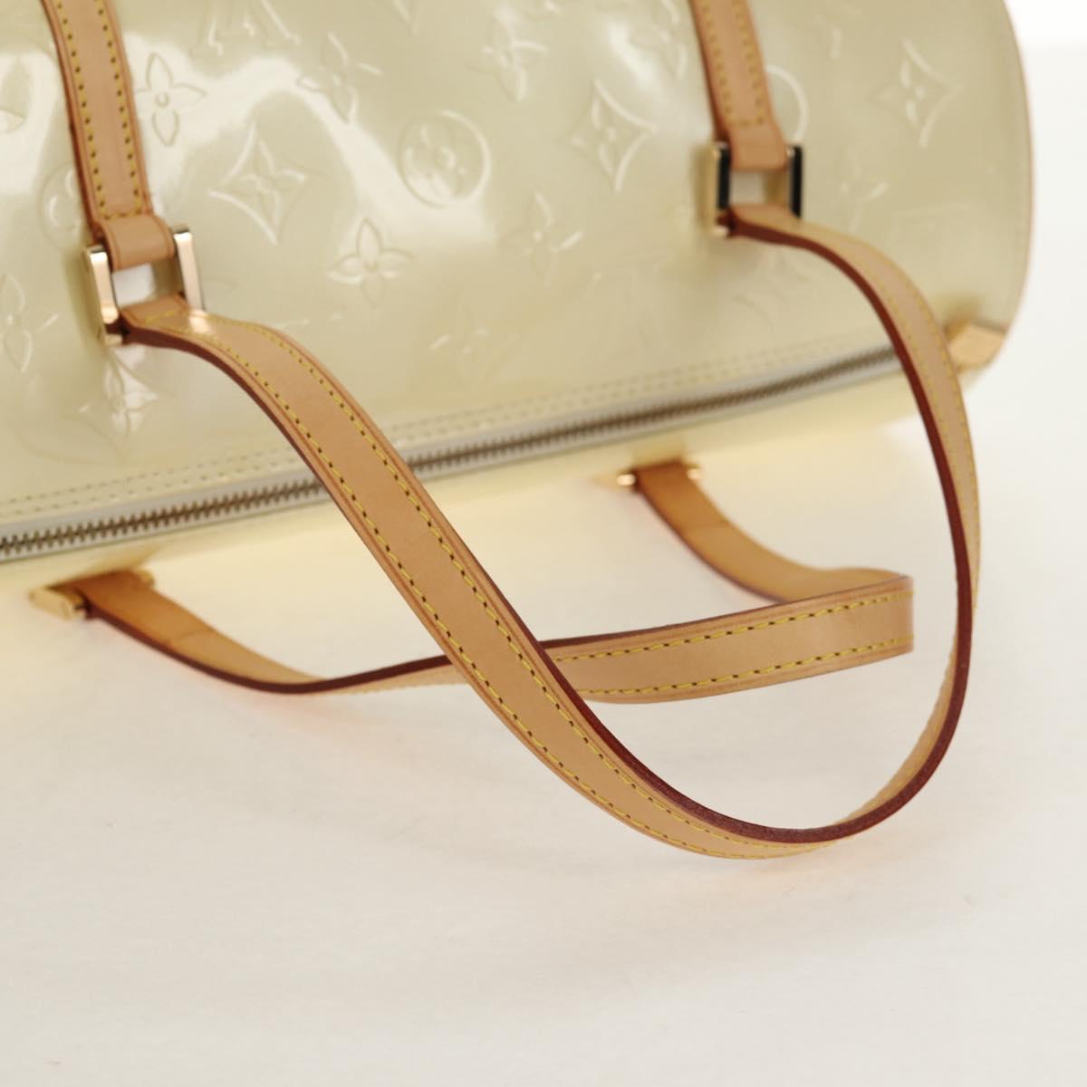 LOUIS VUITTON Monogram Vernis Bedford Hand Bag Perle M91331 LV Auth am9856V