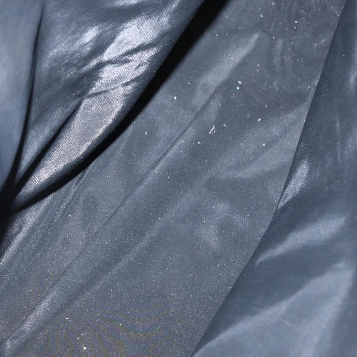 BURBERRY Nova Check Tote Bag Nylon Blue Silver Auth am9857