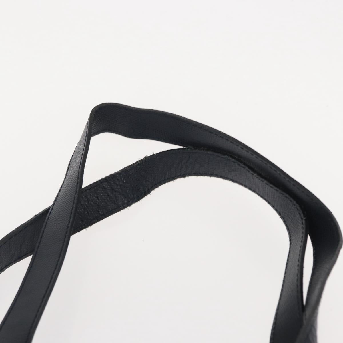 BURBERRY Nova Check Tote Bag Nylon Blue Silver Auth am9857