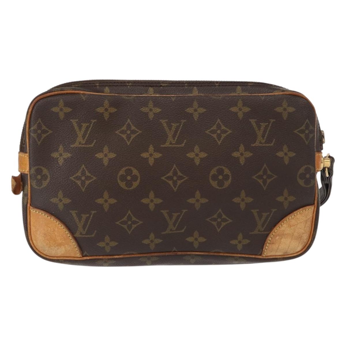 LOUIS VUITTON Monogram Marly Dragonne GM Clutch Bag M51825 LV Auth am9861