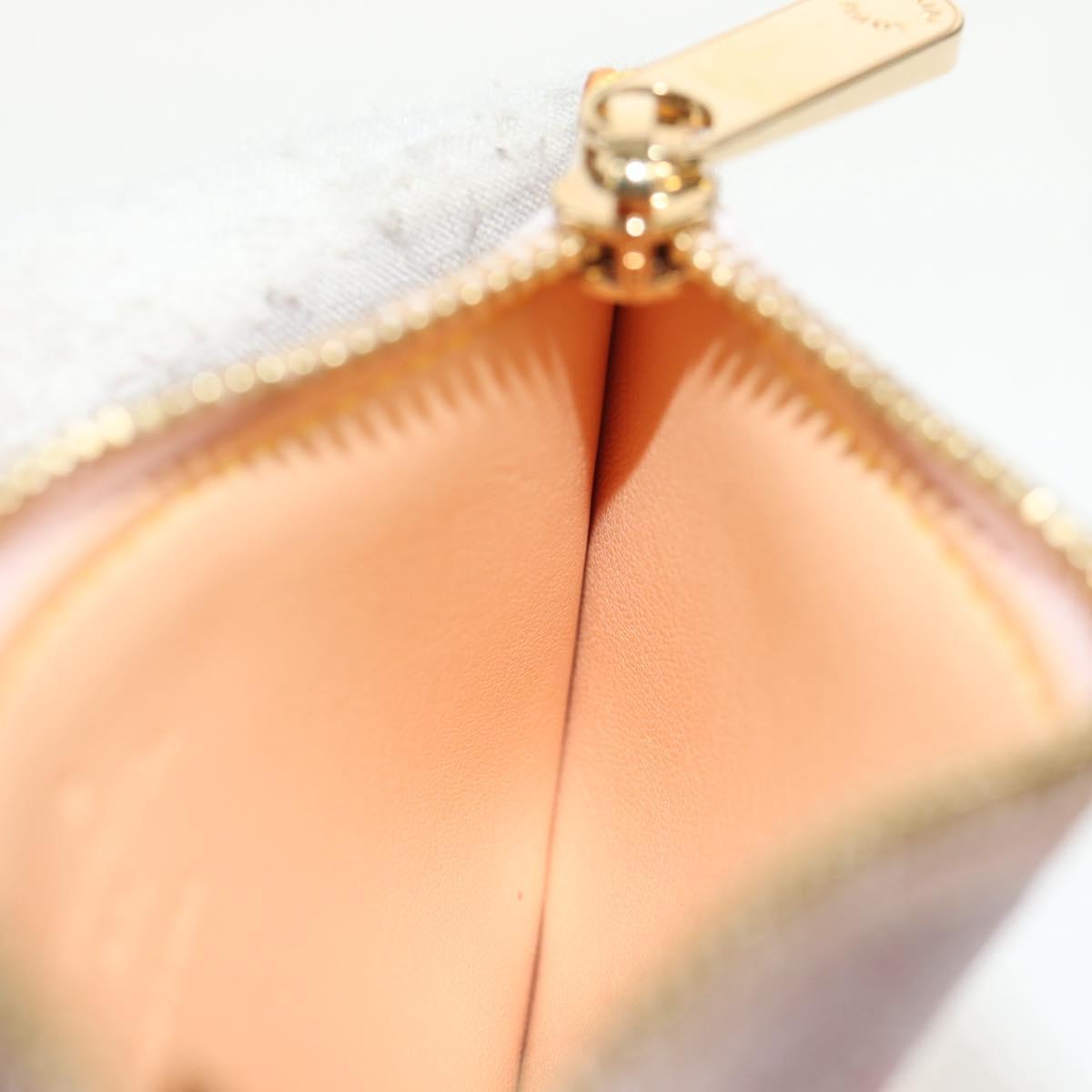 LOUIS VUITTON Monogram Cherry Blossom Pochette Cles Purse M92016 LV Auth am9864V