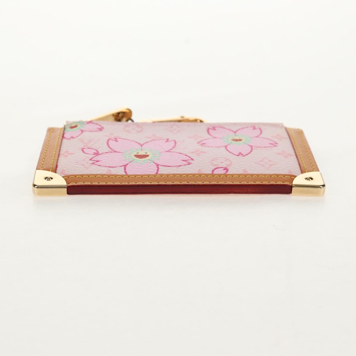 LOUIS VUITTON Monogram Cherry Blossom Pochette Cles Purse M92016 LV Auth am9864V