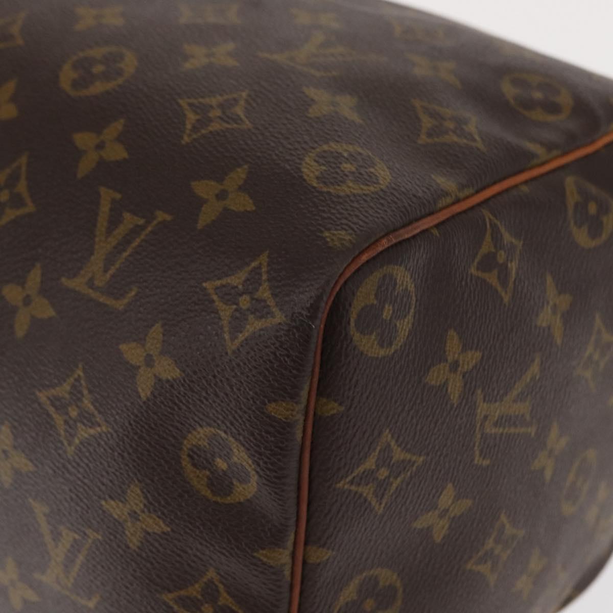 LOUIS VUITTON Monogram Speedy 35 Hand Bag M41524 LV Auth am9871