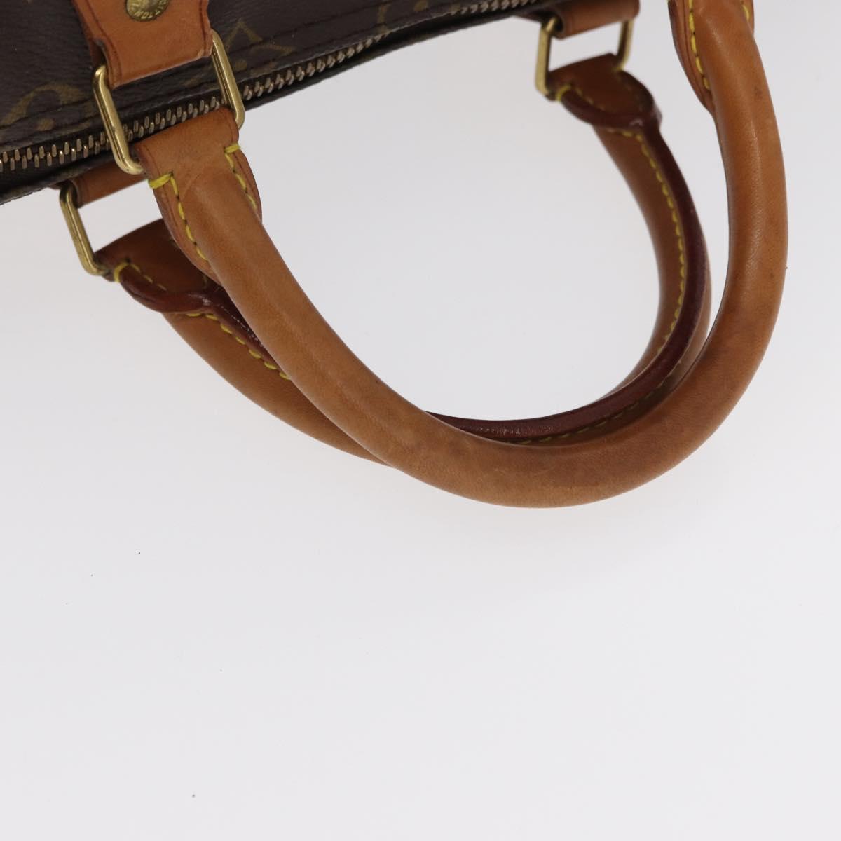 LOUIS VUITTON Monogram Speedy 35 Hand Bag M41524 LV Auth am9871