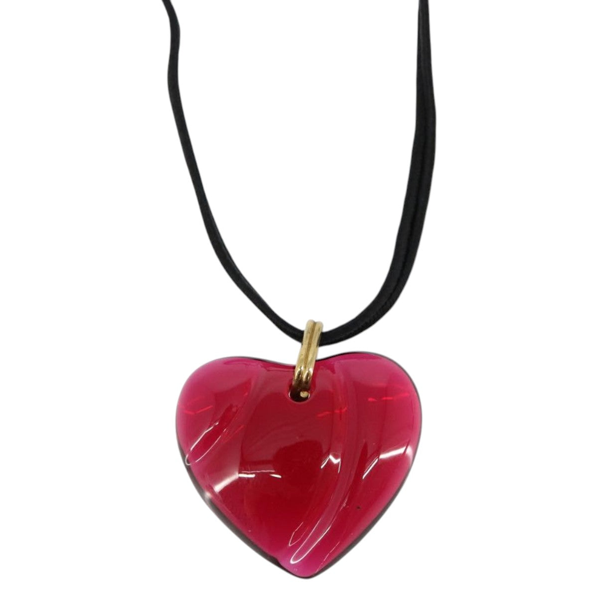Baccarat Necklace Red Auth am9881