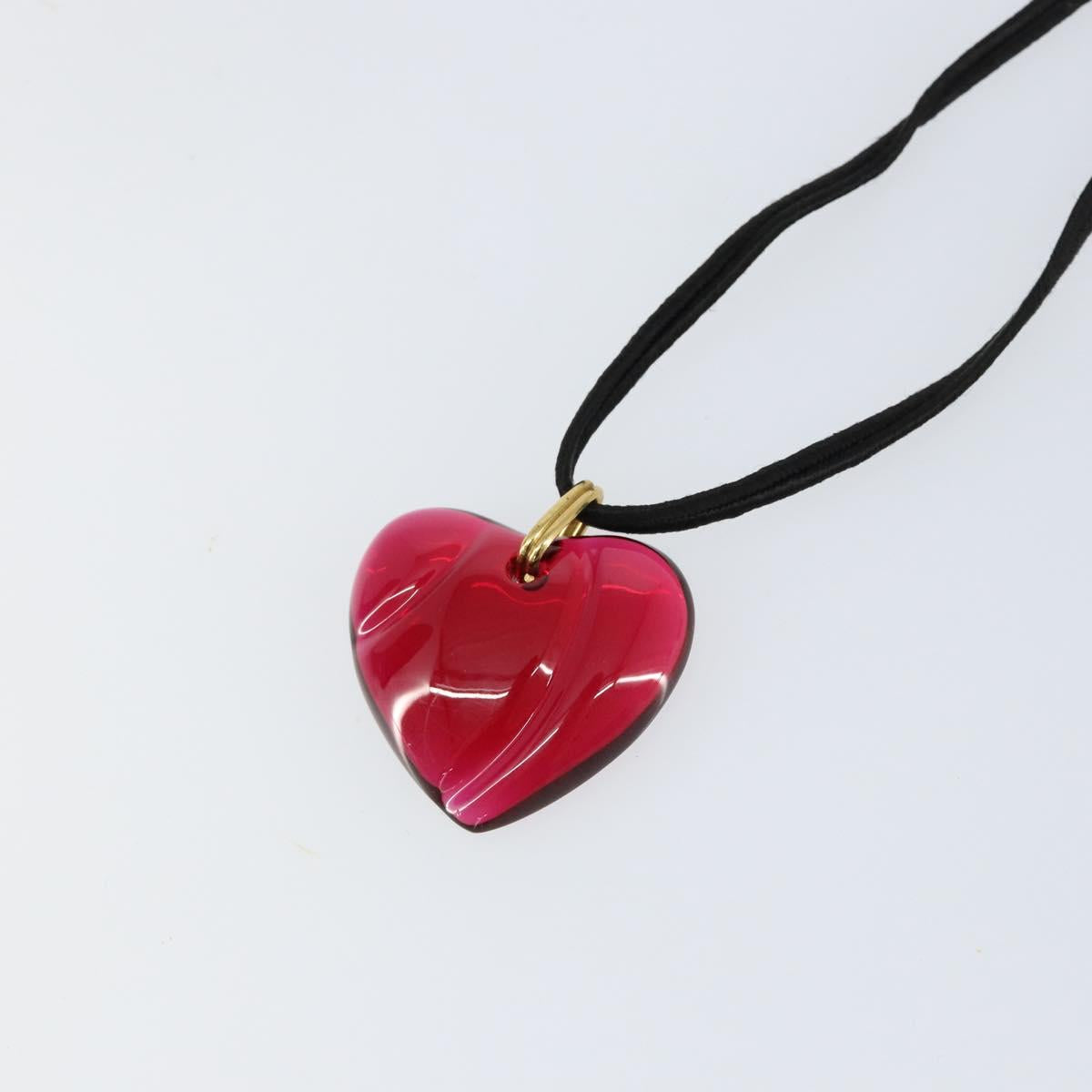 Baccarat Necklace Red Auth am9881
