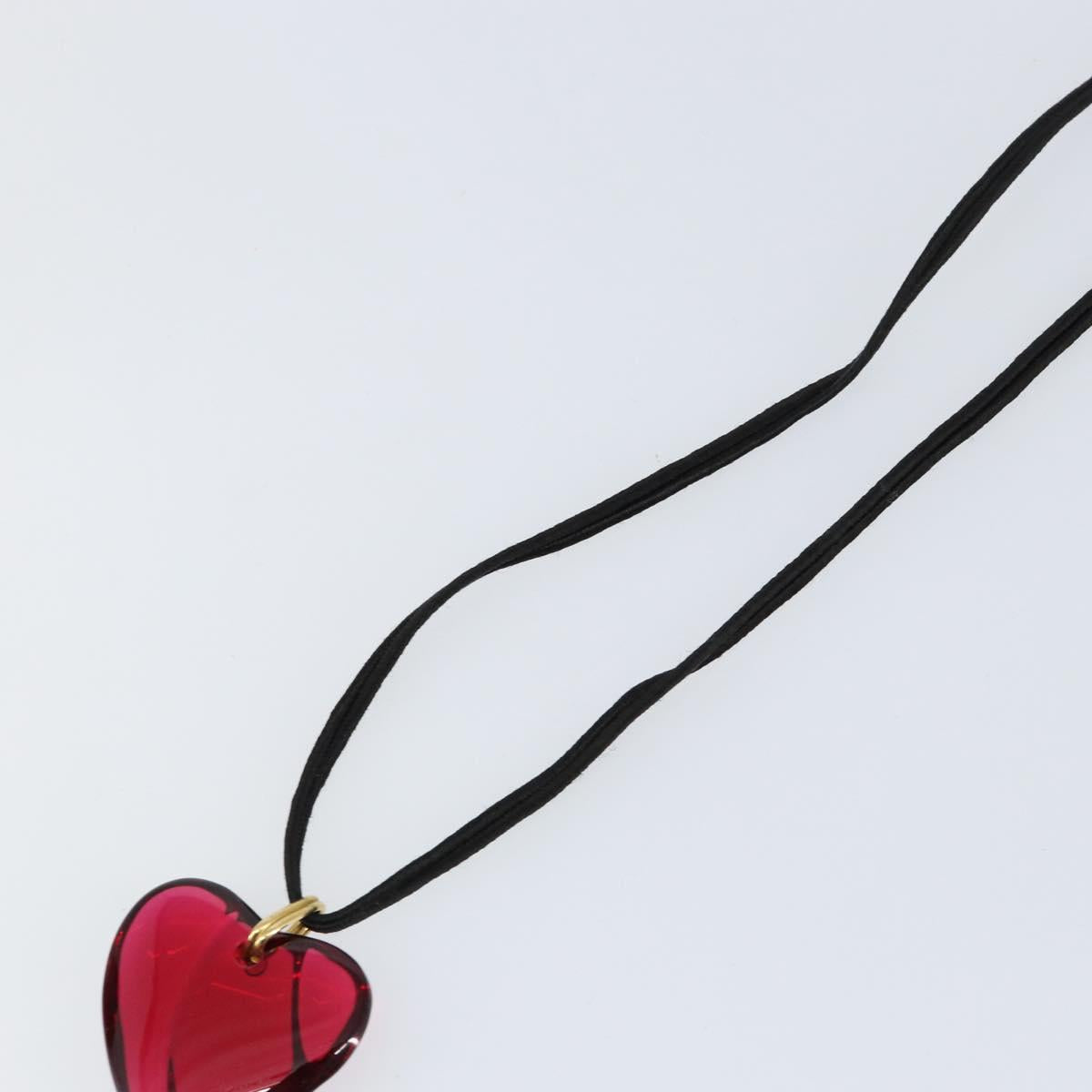 Baccarat Necklace Red Auth am9881