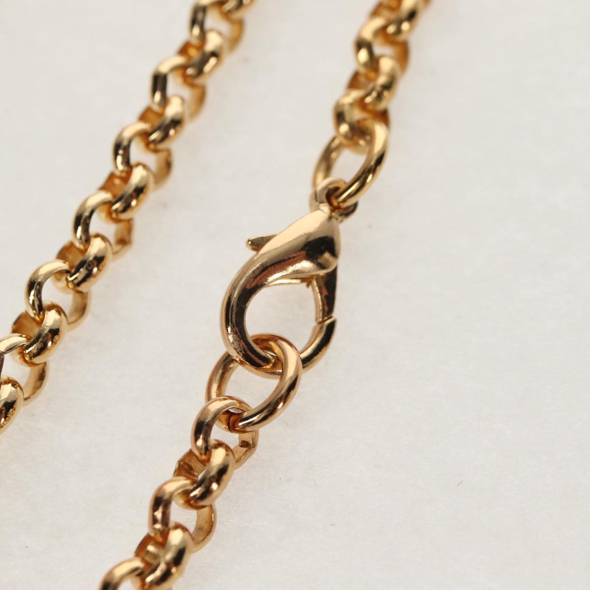 Christian Dior Necklace metal Gold Auth am9882V