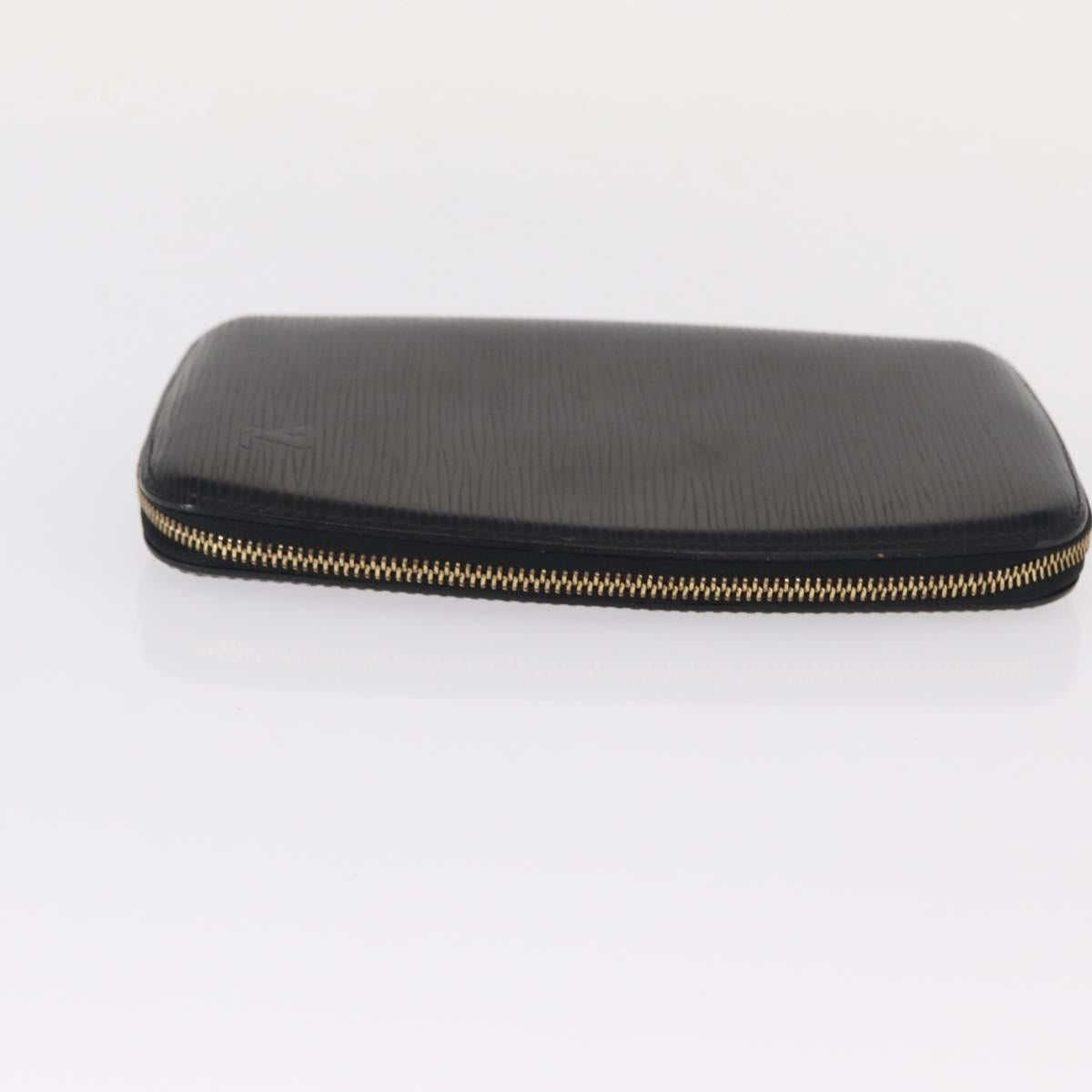 LOUIS VUITTON Epi Agenda Geod Travel Case Black M63872 LV Auth am9885