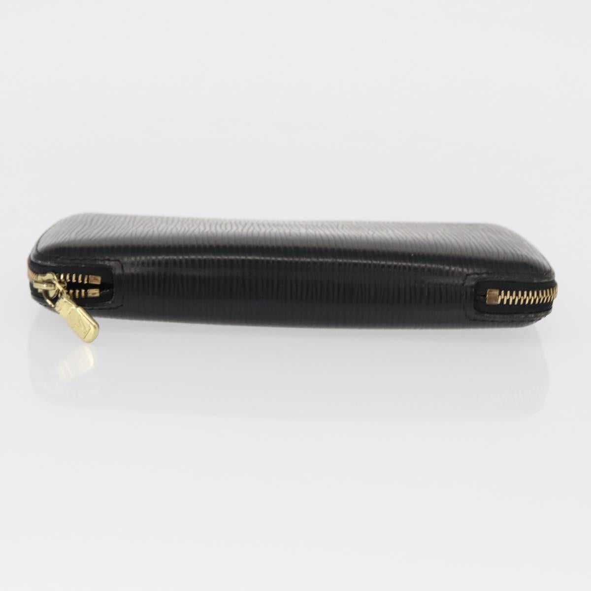 LOUIS VUITTON Epi Agenda Geod Travel Case Black M63872 LV Auth am9885