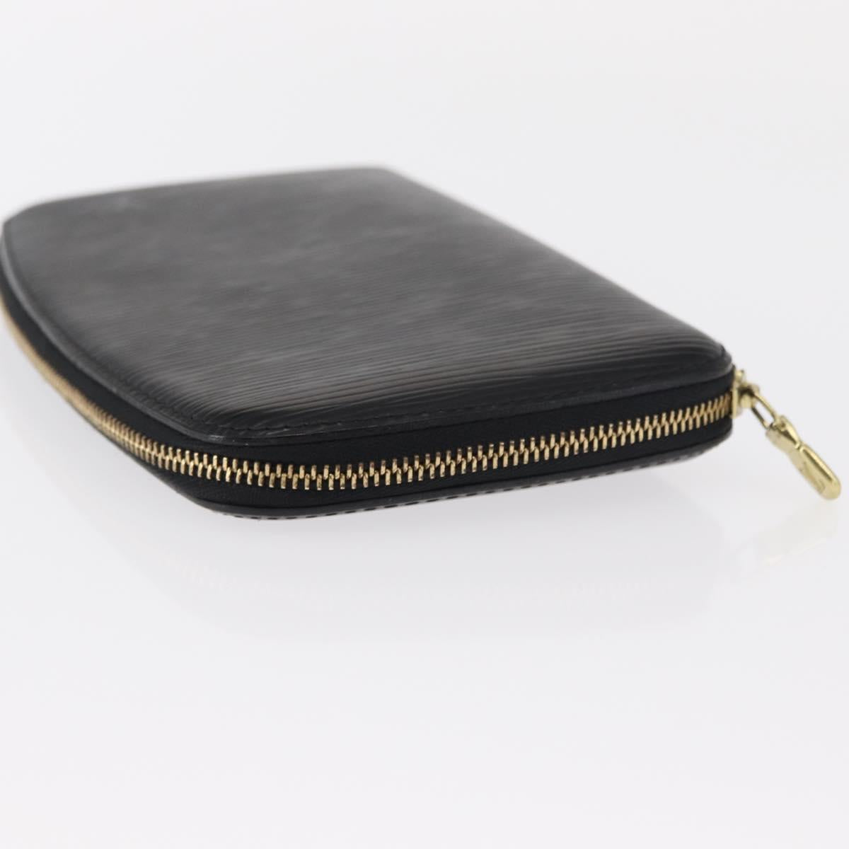 LOUIS VUITTON Epi Agenda Geod Travel Case Black M63872 LV Auth am9885