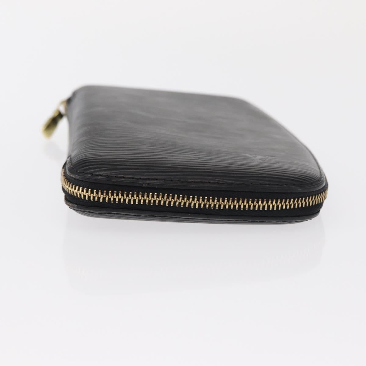 LOUIS VUITTON Epi Agenda Geod Travel Case Black M63872 LV Auth am9885