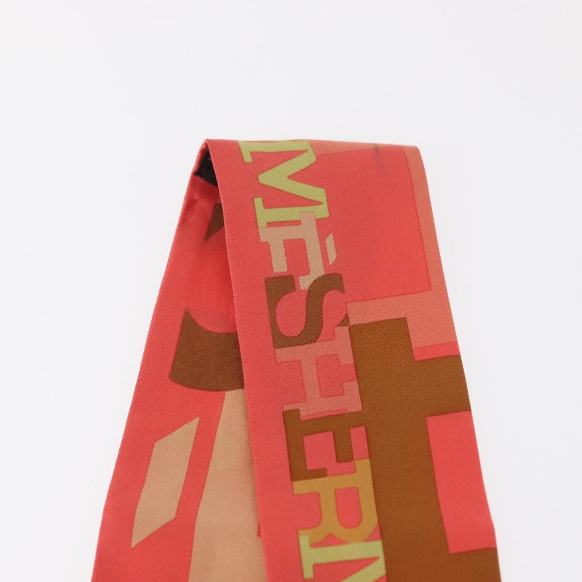 HERMES Twilly Scarf Silk Multicolor Auth am9886