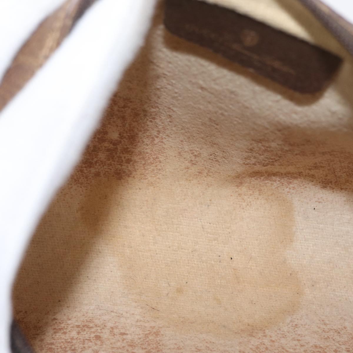 GUCCI GG Supreme Web Sherry Line Clutch Bag PVC Beige Gold 89 01 012 Auth am9888