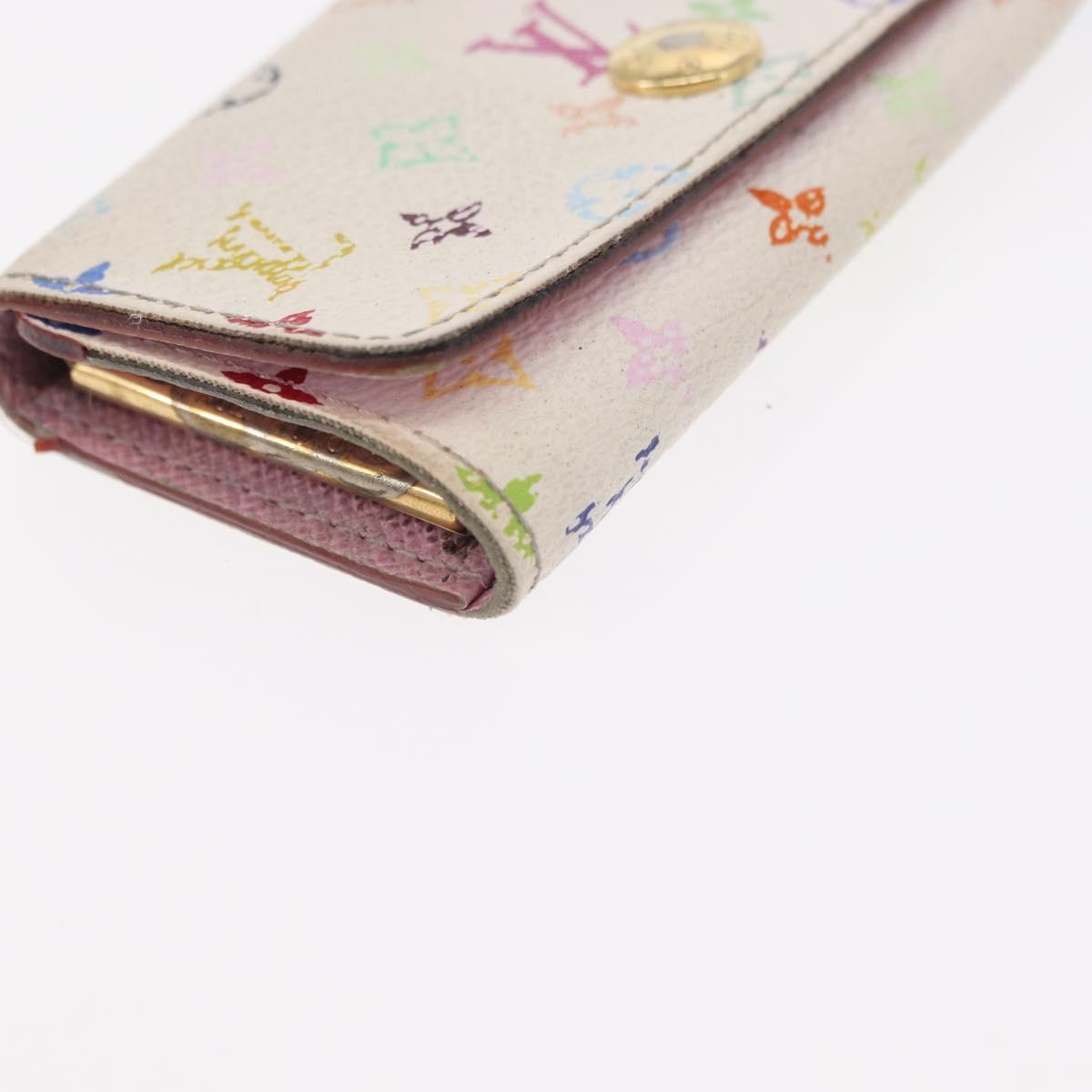 LOUIS VUITTON Zippy Coin Purse Multicles 4 Coin Purse 2 Set White Auth am9908