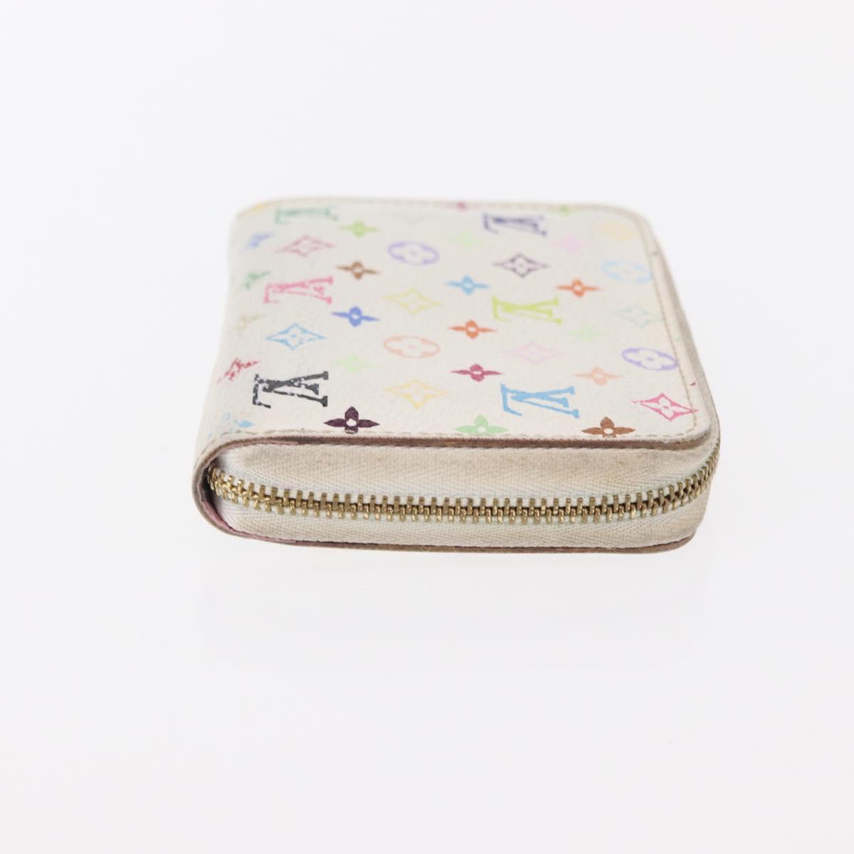 LOUIS VUITTON Zippy Coin Purse Multicles 4 Coin Purse 2 Set White Auth am9908