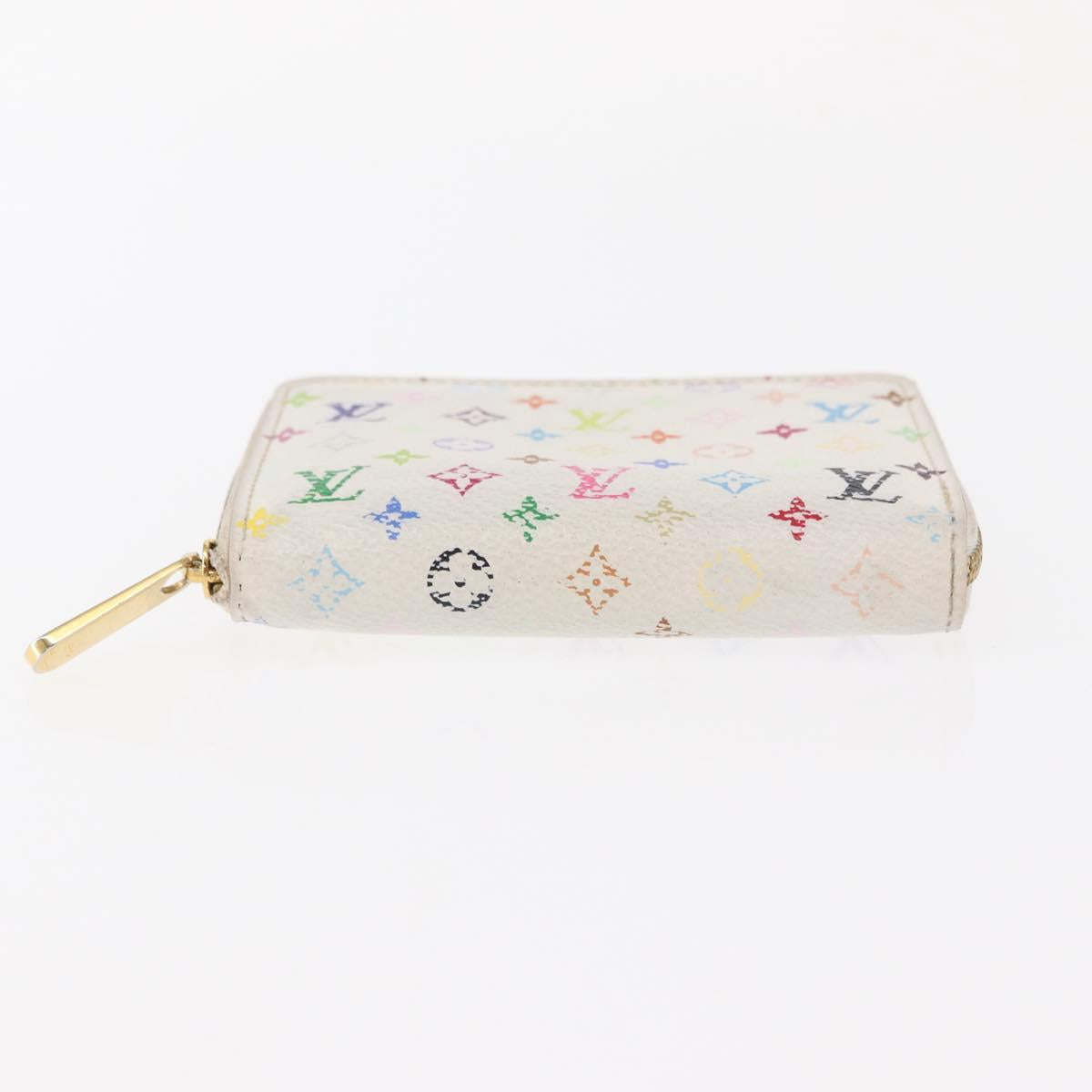 LOUIS VUITTON Zippy Coin Purse Multicles 4 Coin Purse 2 Set White Auth am9908