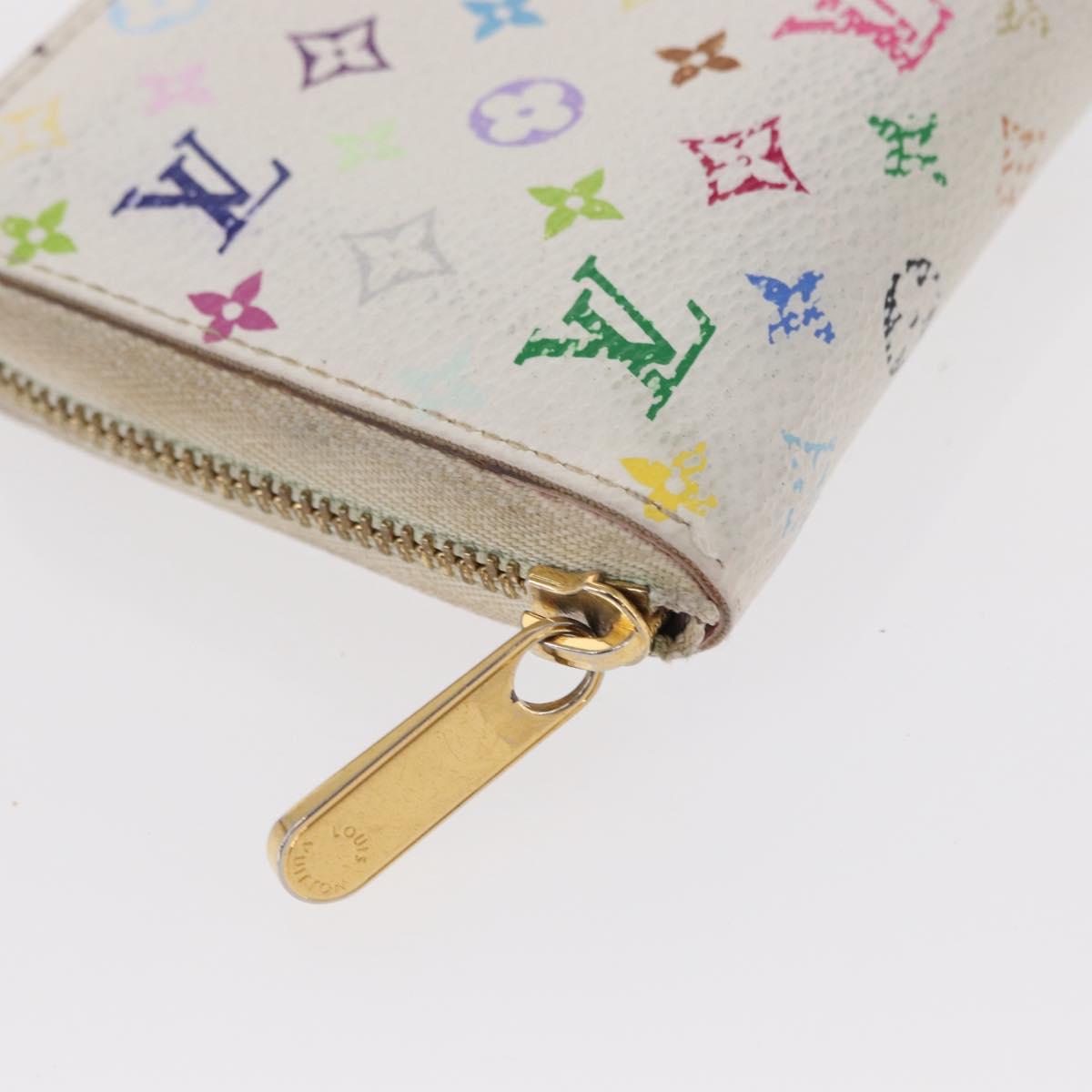 LOUIS VUITTON Zippy Coin Purse Multicles 4 Coin Purse 2 Set White Auth am9908