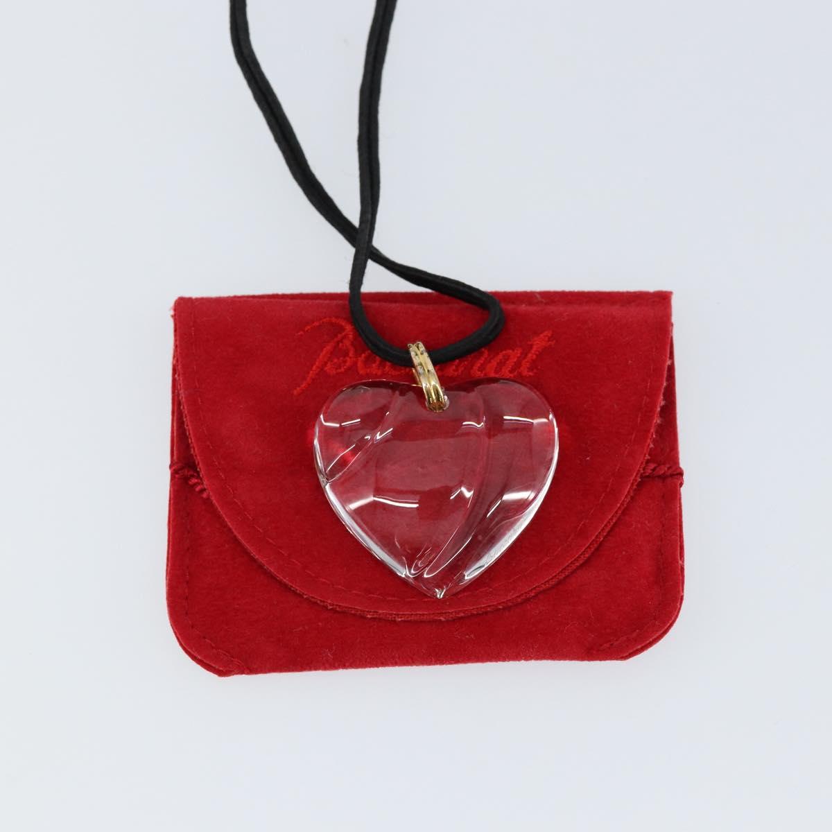 Baccarat Necklace Glass Clear Auth am9910