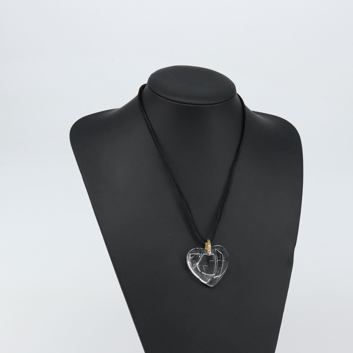 Baccarat Necklace Glass Clear Auth am9910
