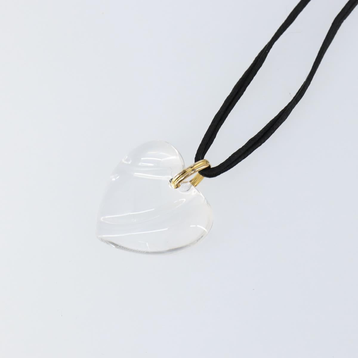 Baccarat Necklace Glass Clear Auth am9910