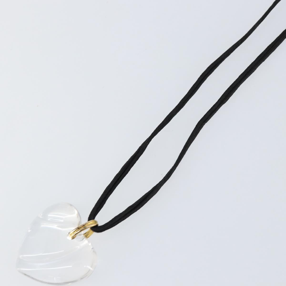 Baccarat Necklace Glass Clear Auth am9910