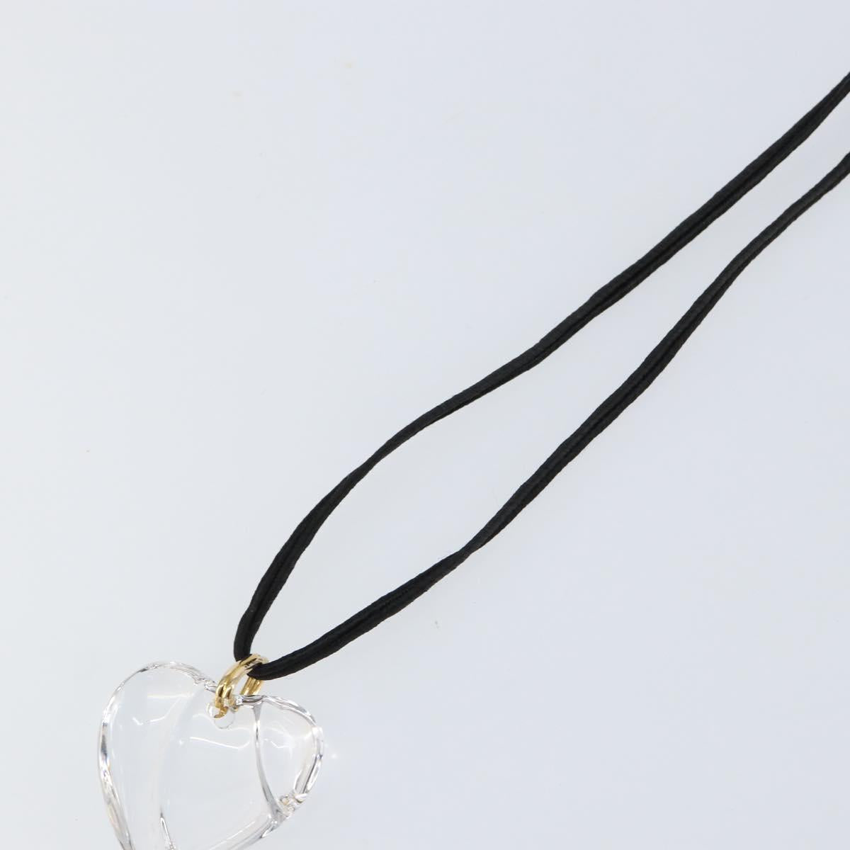 Baccarat Necklace Glass Clear Auth am9910