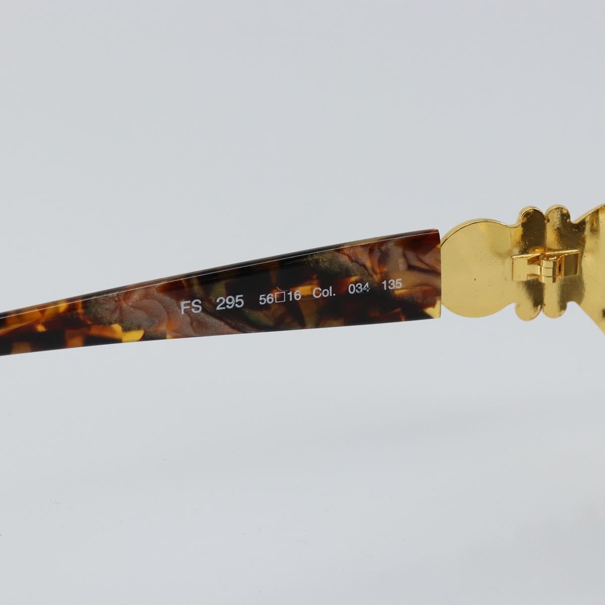 FENDI Sunglasses metal Gold Tone Auth am9921