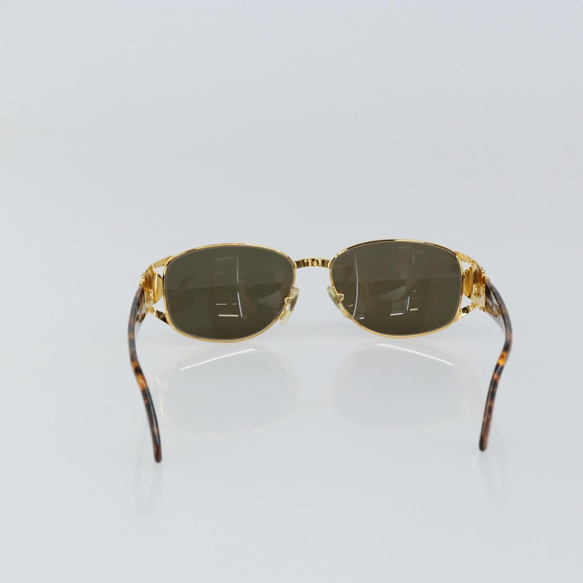 FENDI Sunglasses metal Gold Tone Auth am9921