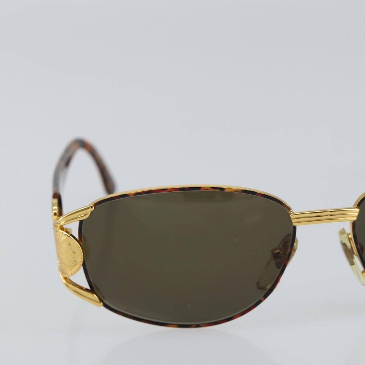 FENDI Sunglasses metal Gold Tone Auth am9921