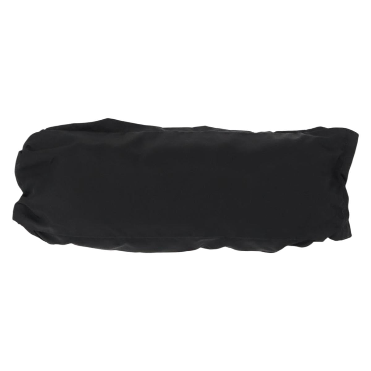 PRADA Waist Bag Nylon Black Silver Auth am9926