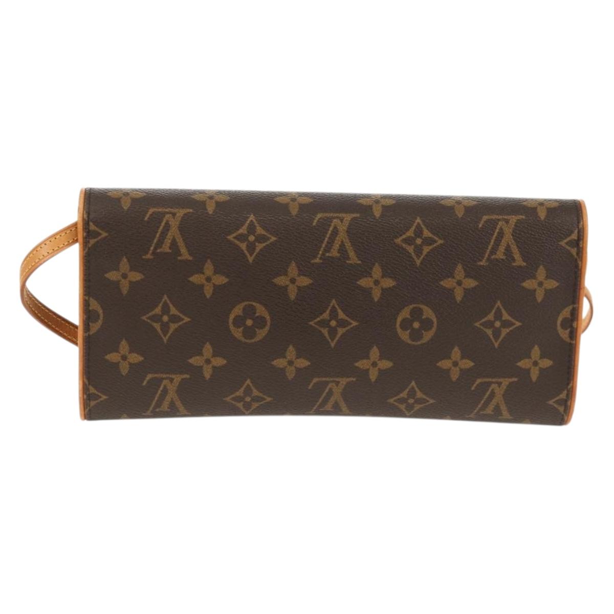 LOUIS VUITTON Monogram Pochette Twin GM Shoulder Bag M51852 LV Auth am9937V