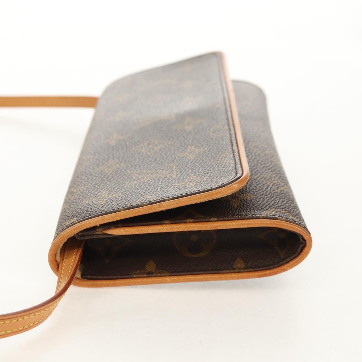 LOUIS VUITTON Monogram Pochette Twin GM Shoulder Bag M51852 LV Auth am9937V