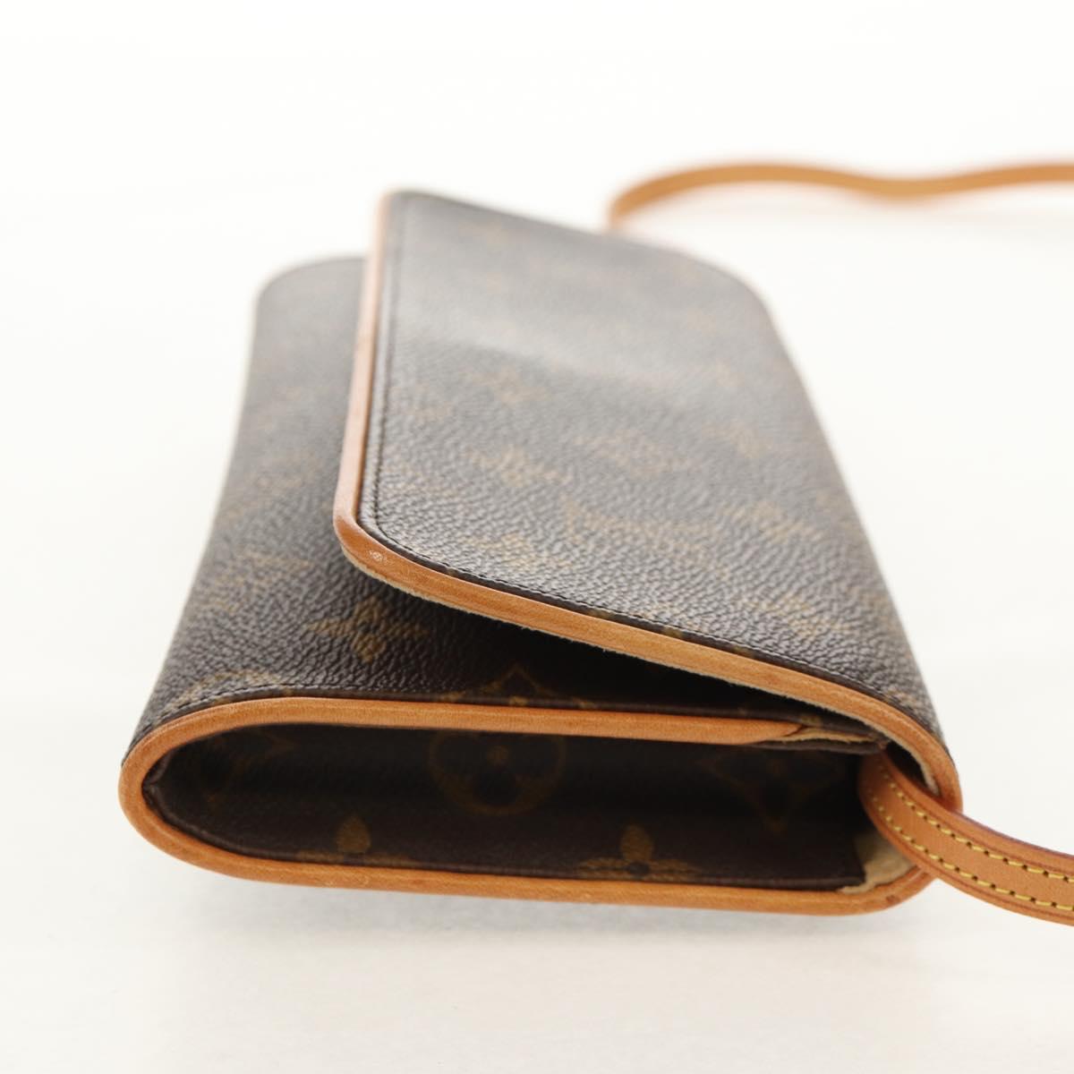 LOUIS VUITTON Monogram Pochette Twin GM Shoulder Bag M51852 LV Auth am9937V