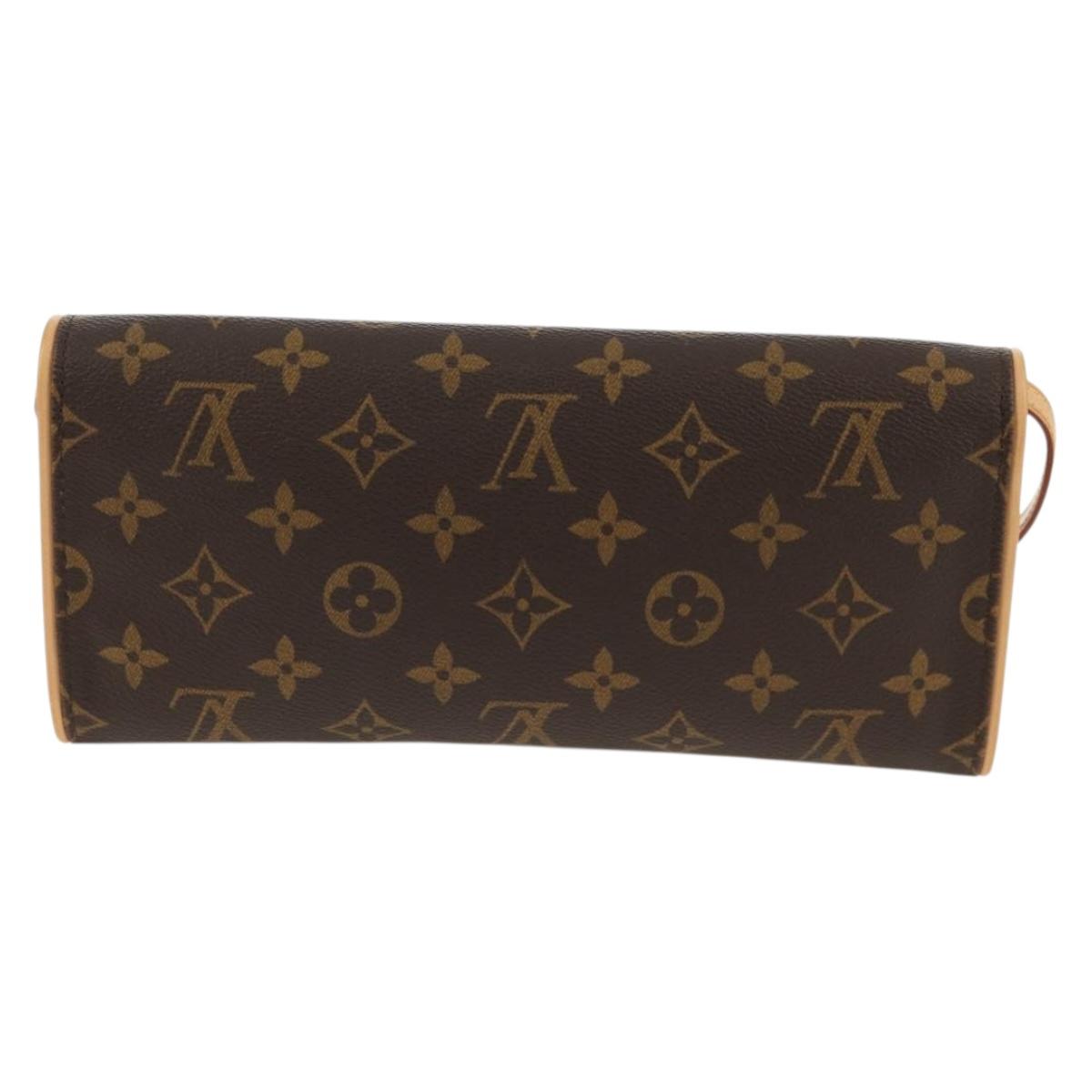 LOUIS VUITTON Monogram Pochette Twin GM Shoulder Bag M51852 LV Auth am9943V