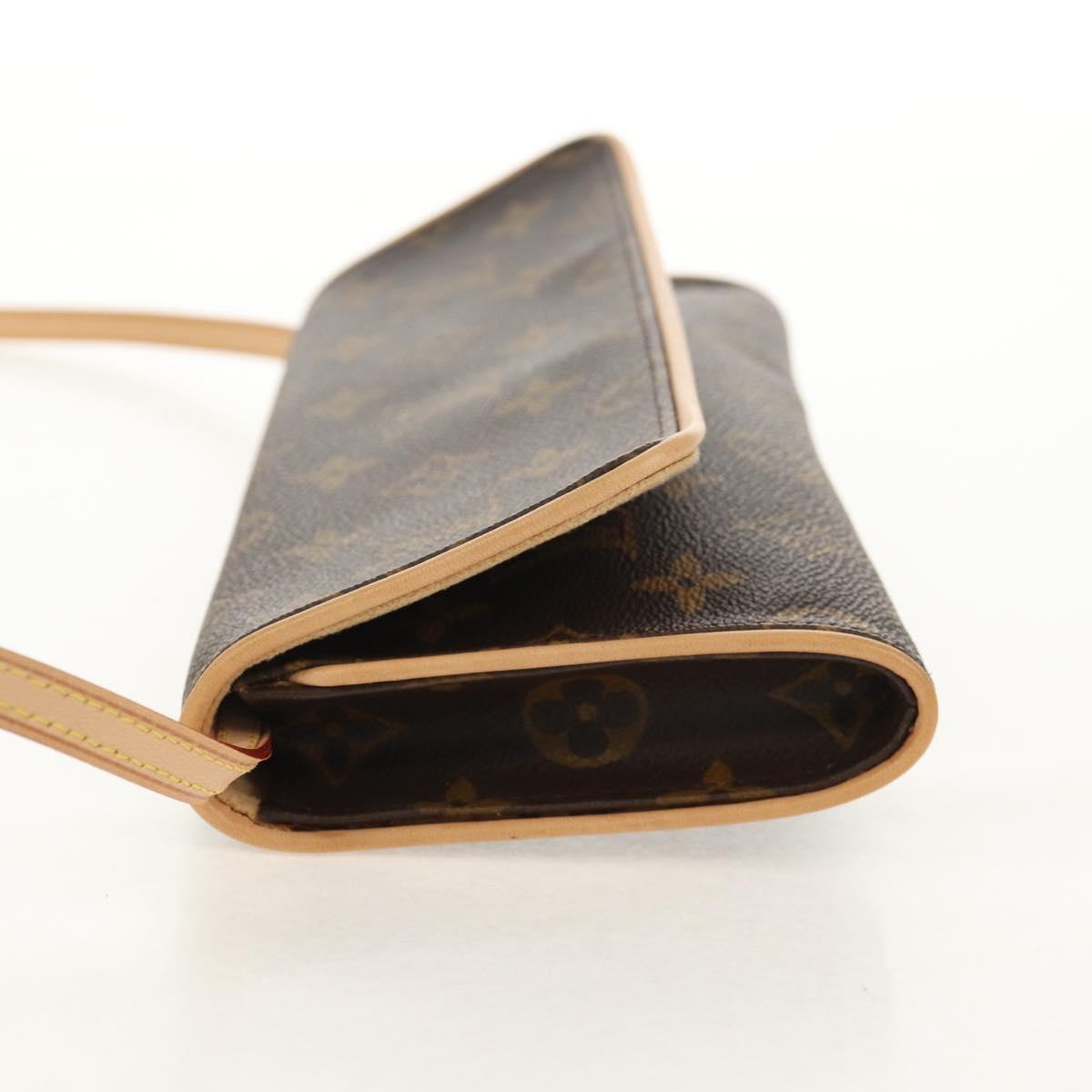 LOUIS VUITTON Monogram Pochette Twin GM Shoulder Bag M51852 LV Auth am9943V