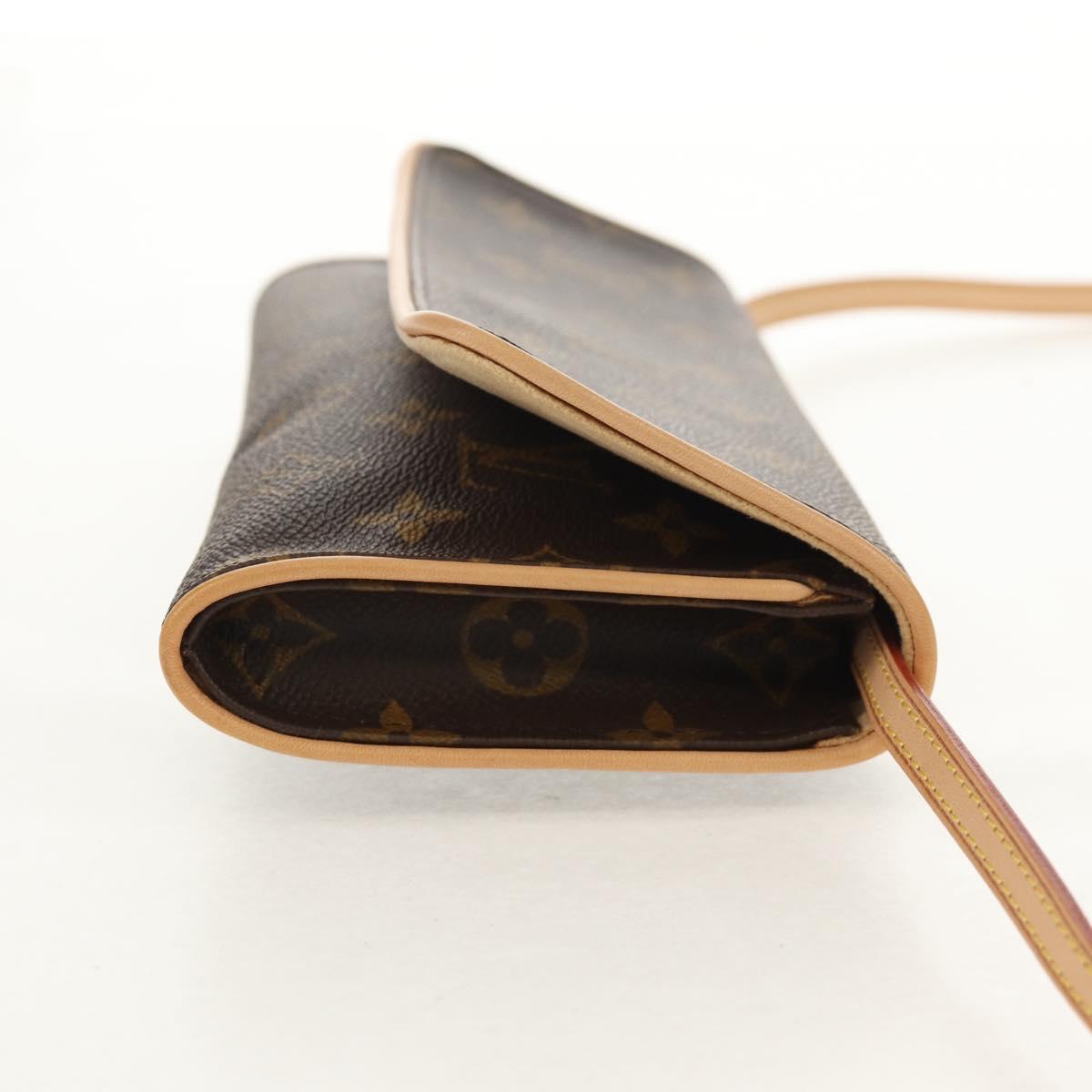 LOUIS VUITTON Monogram Pochette Twin GM Shoulder Bag M51852 LV Auth am9943V