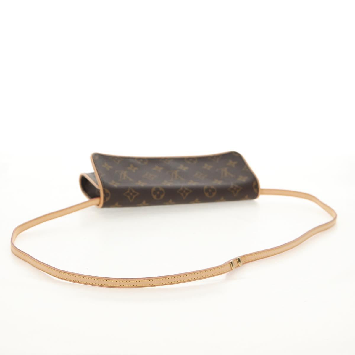 LOUIS VUITTON Monogram Pochette Twin GM Shoulder Bag M51852 LV Auth am9943V