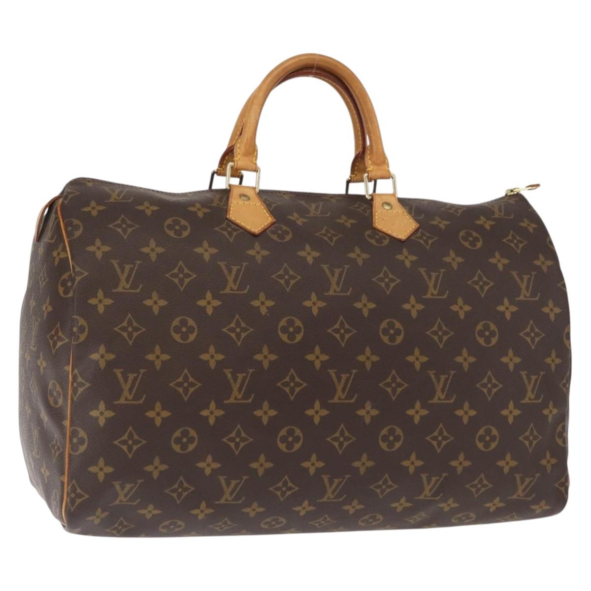 LOUIS VUITTON Monogram Speedy 40 Hand Bag M41522 LV Auth am9964