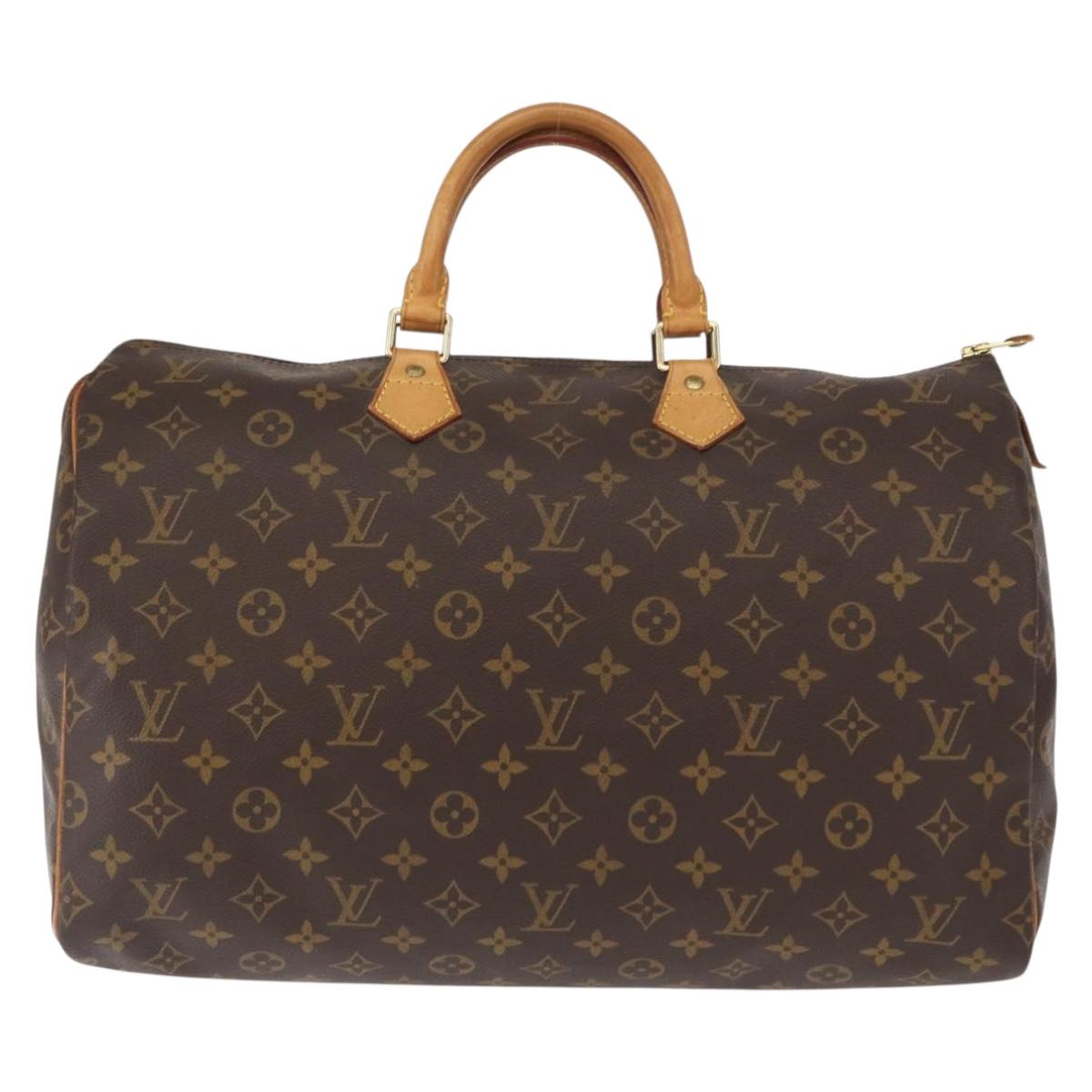 LOUIS VUITTON Monogram Speedy 40 Hand Bag M41522 LV Auth am9964