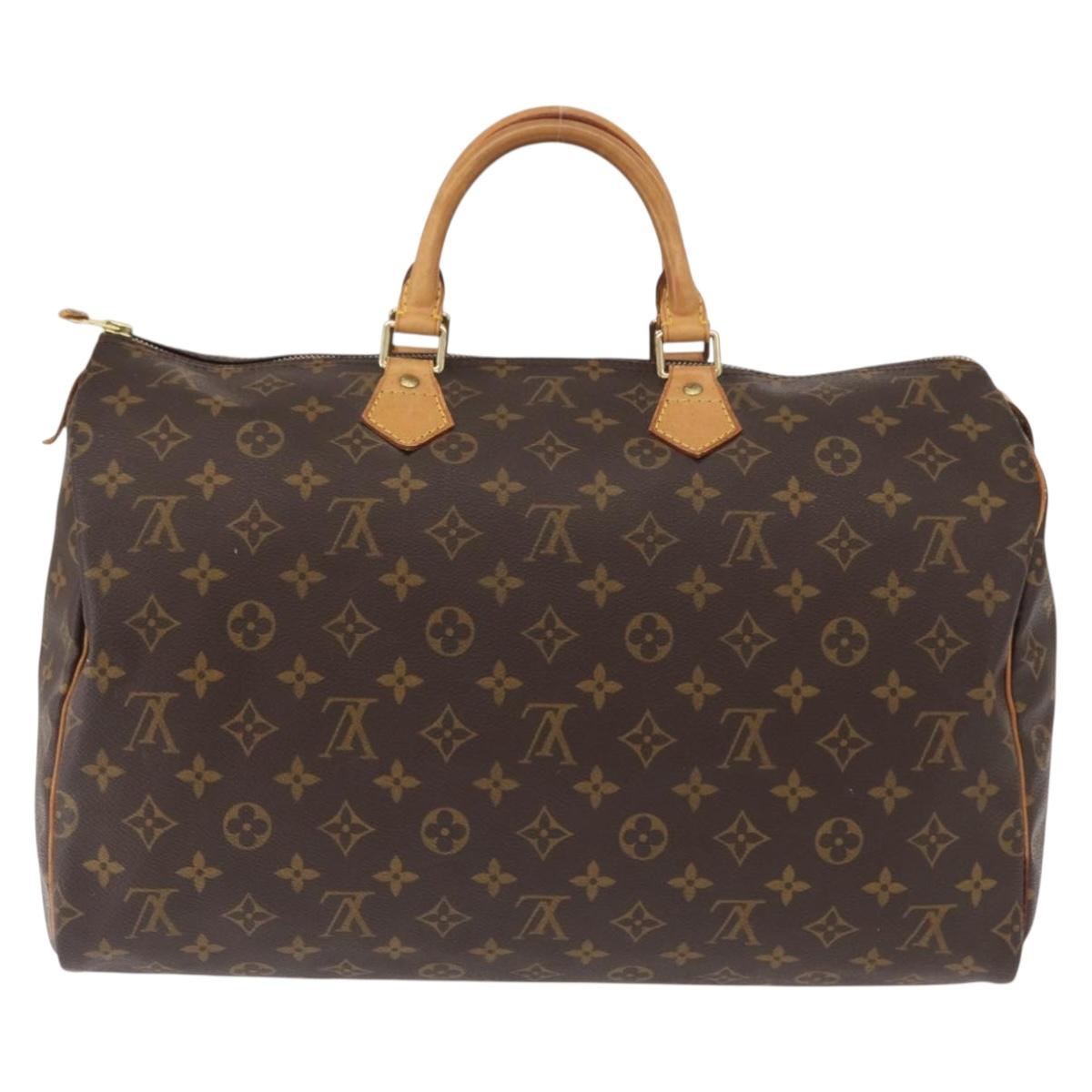LOUIS VUITTON Monogram Speedy 40 Hand Bag M41522 LV Auth am9964