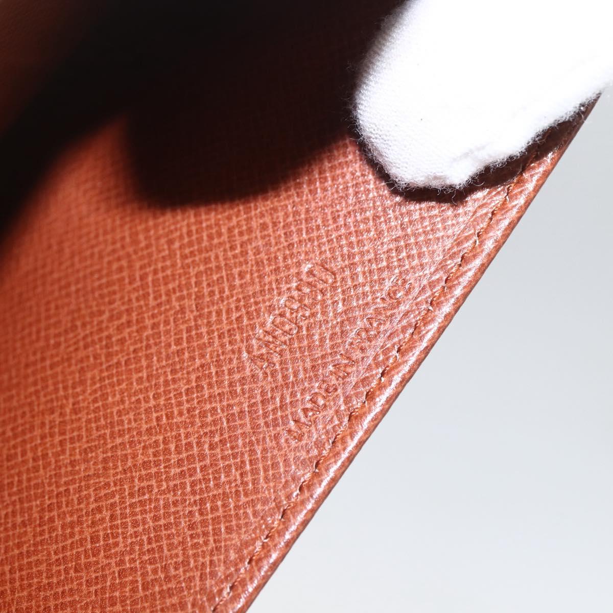 LOUIS VUITTON Monogram Porte Monnaie Zip Wallet M61735 LV Auth am9970V