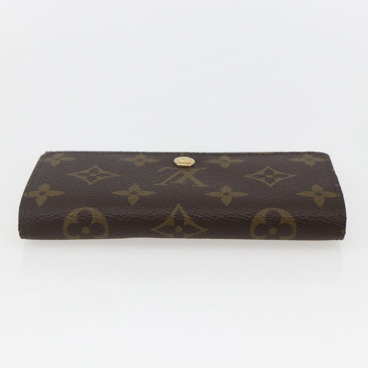 LOUIS VUITTON Monogram Porte Monnaie Zip Wallet M61735 LV Auth am9970V