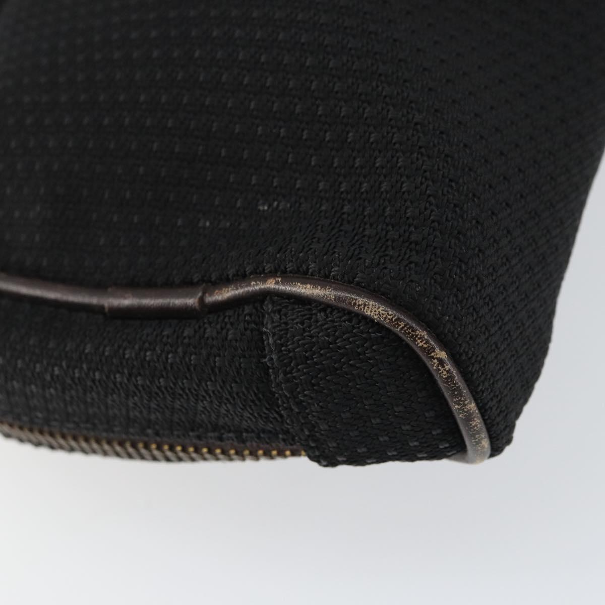 Vivienne Westwood Pouch Canvas Black Auth am9986