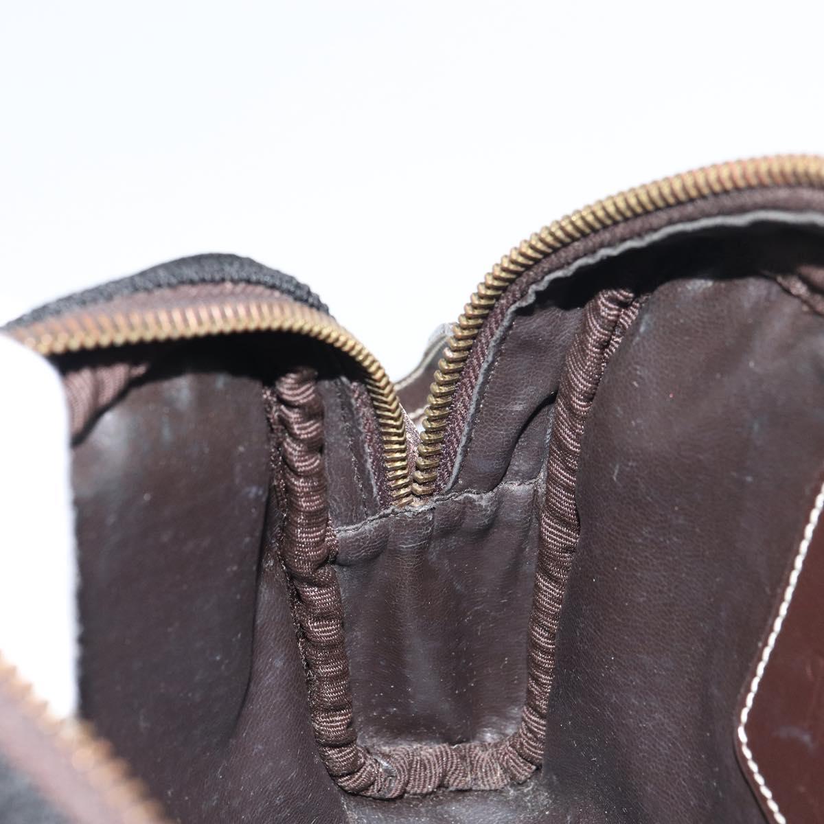 Vivienne Westwood Pouch Canvas Black Auth am9986