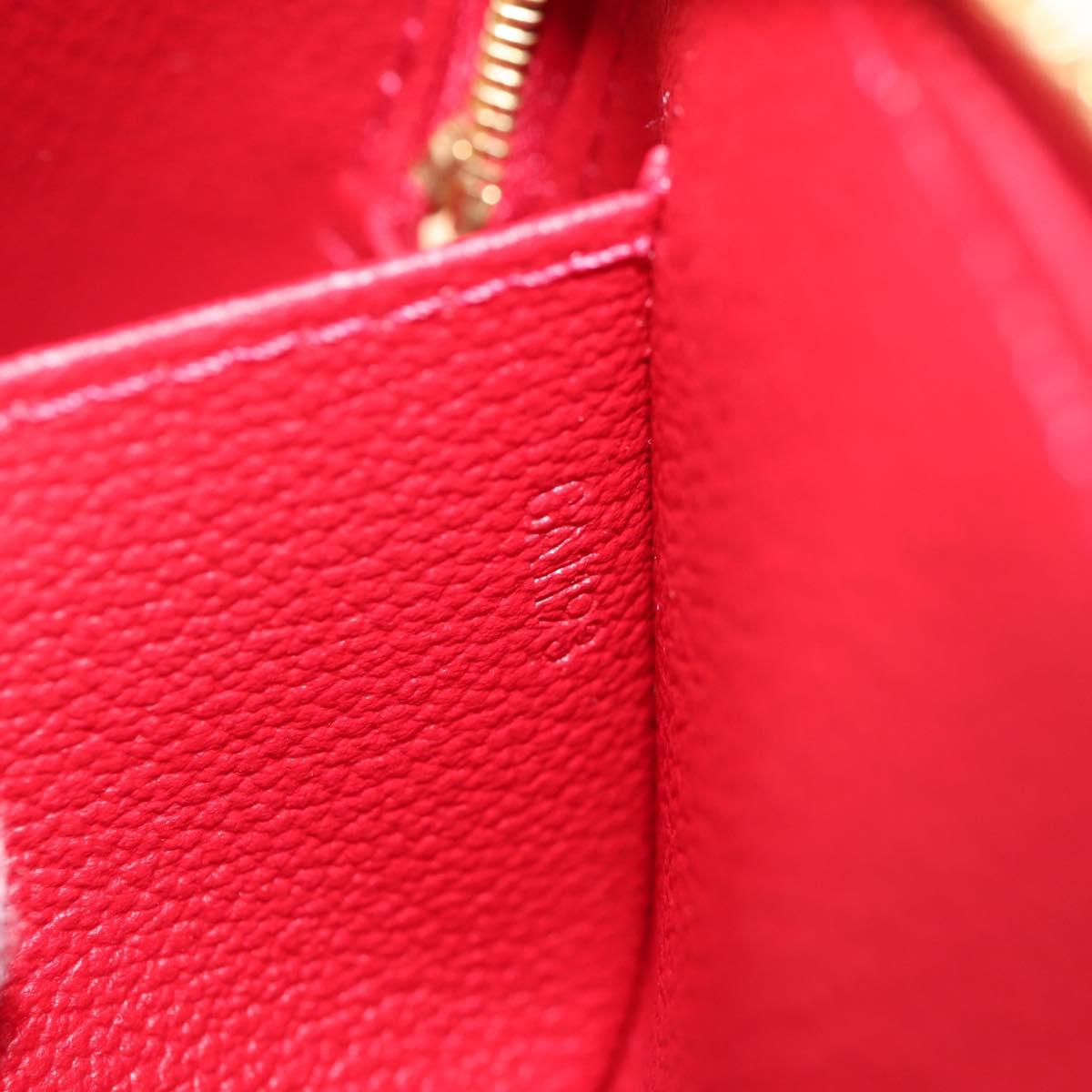LOUIS VUITTON Monogram Vernis Pochette Pouch Rose Indian M90009 LV Auth am9994V